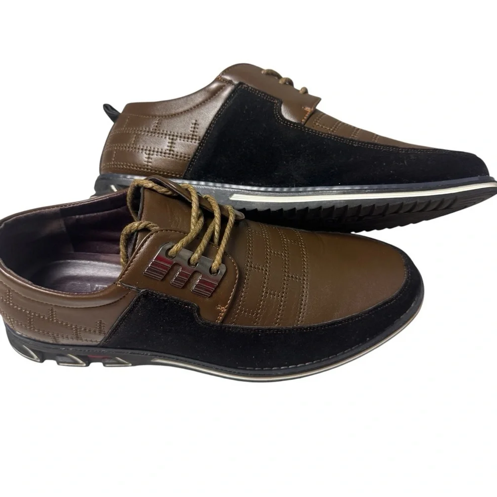 Gatsby shoes Oxford Derby Orthopedic leather shoes size 9